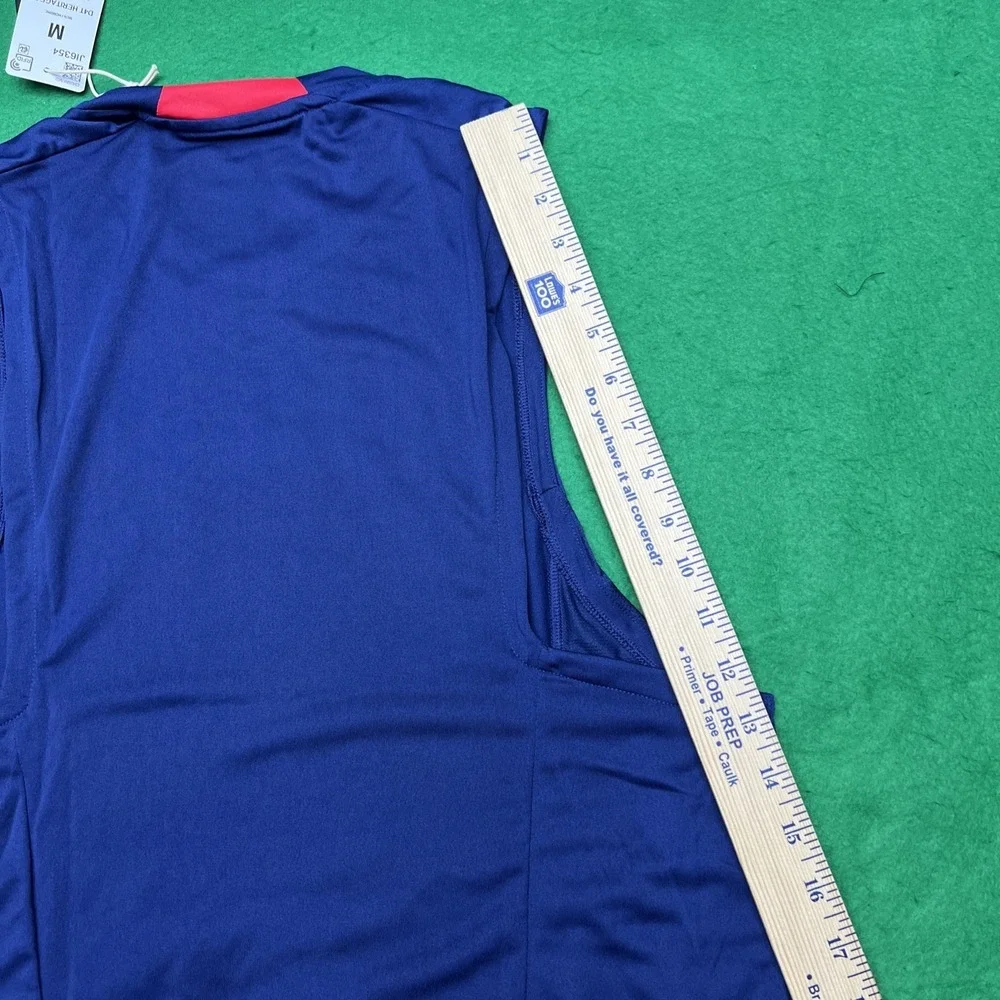Adidas Men's D4 Heritage Training Tank Top Dark Blue Chalk White Size Medium